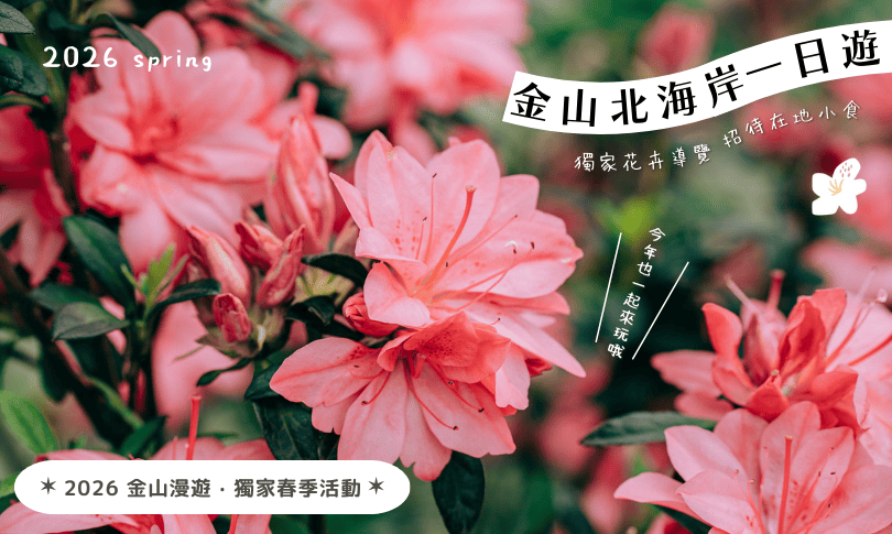 金山漫遊_萬金杜鵑 ✦ 花季一日遊